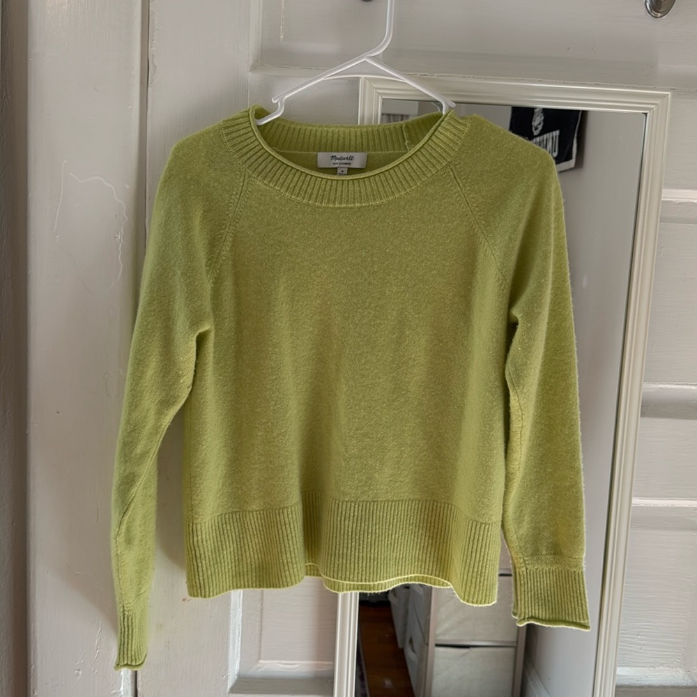 Green Madewell Cashmere Sweater Size Medium